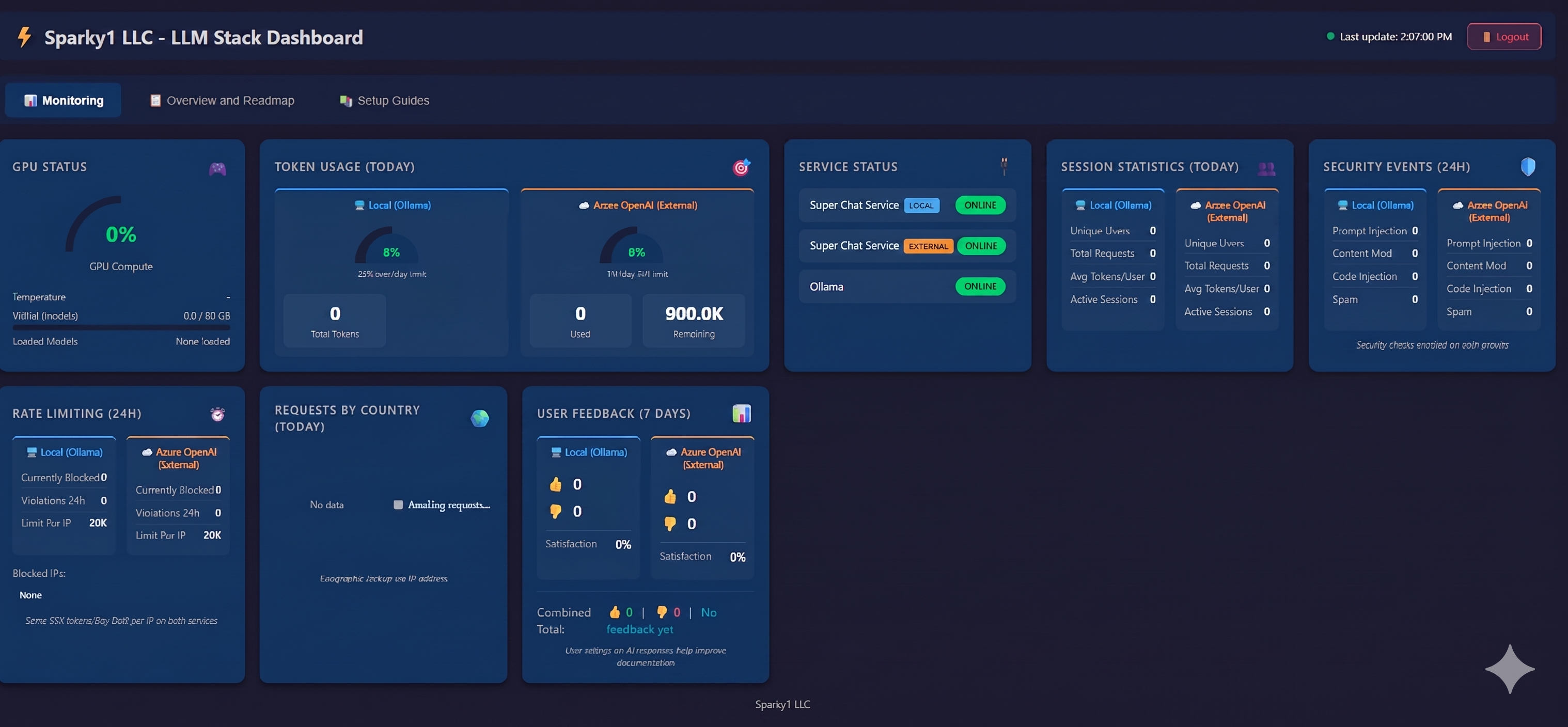 Internal AI Platform Landing Page screenshot 3